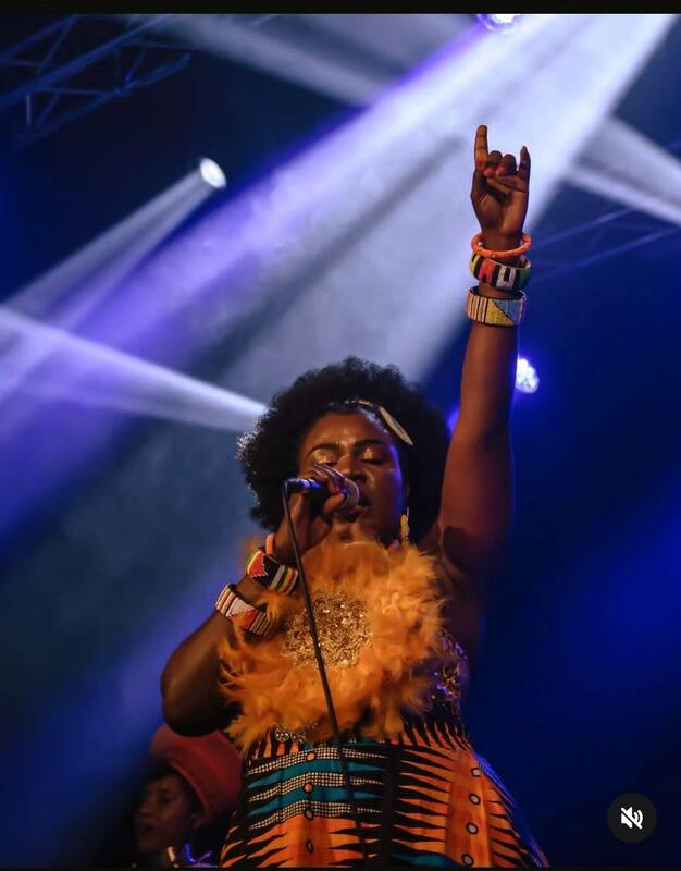 Jemiriye performing at Meltdown Festival — Curated by Chaka Khan, Southbank Centre London curated by Chaka Khan